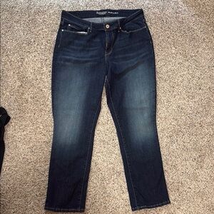 Signature Women's Deep Indigo Straight Leg Jeans